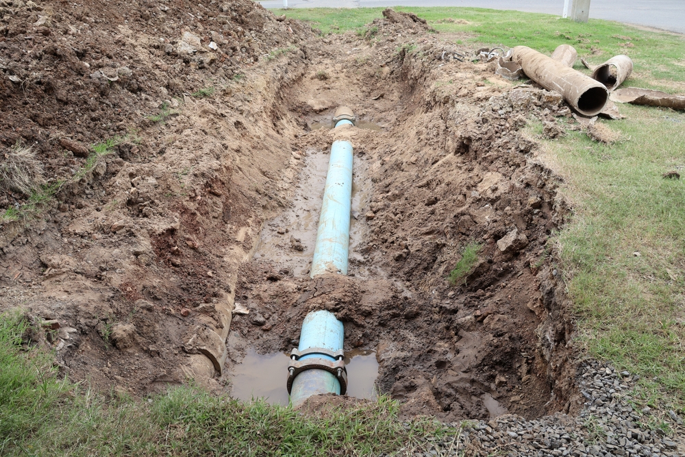 sewer line